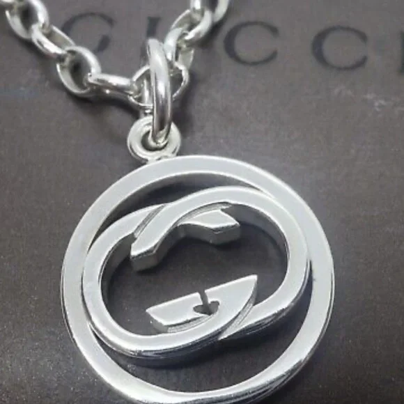 Gucci luxury necklace 925 sterling silver Pristine!!!! - Picture 1 of 10